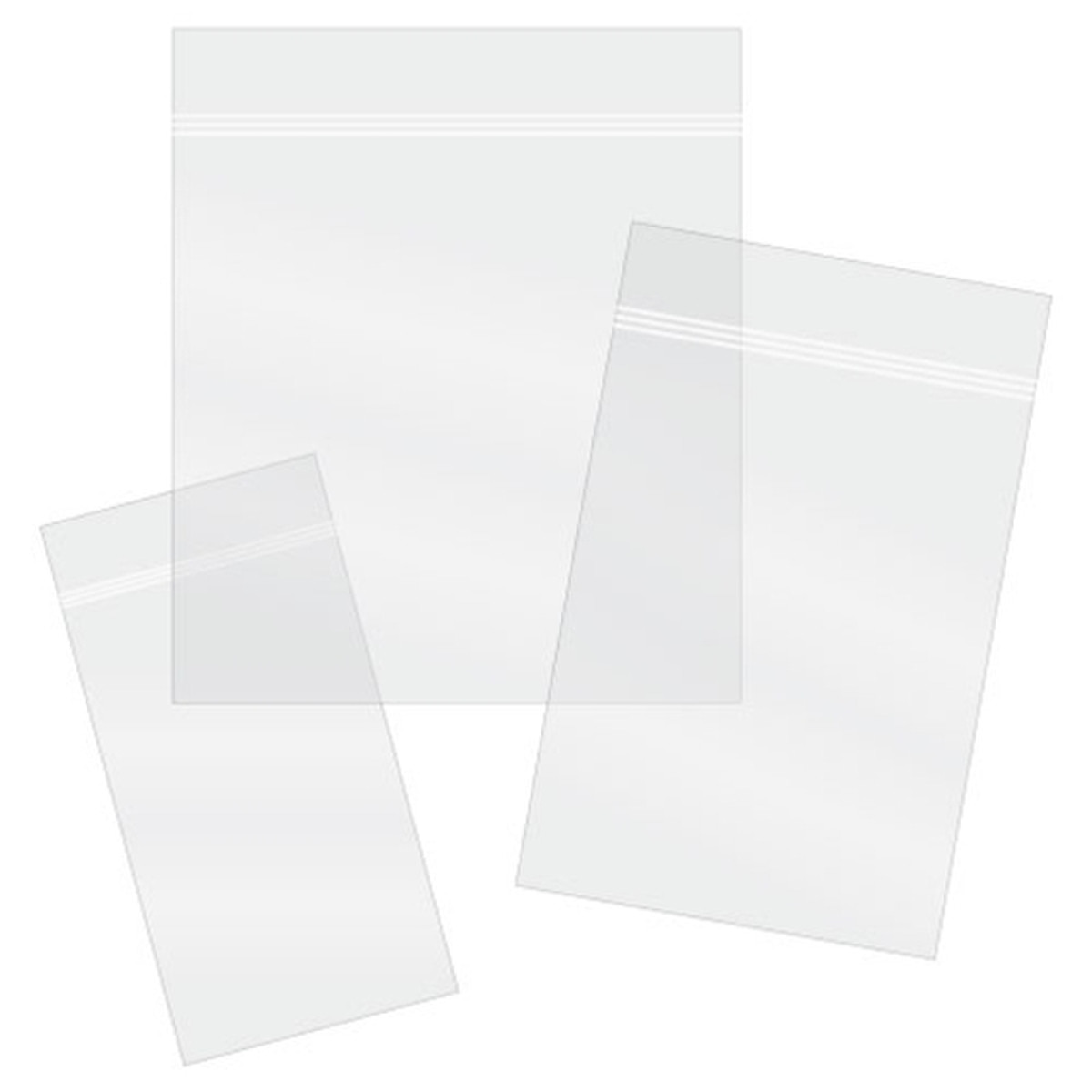 "Zipper Reclosable Bags - 6 x 9"""
